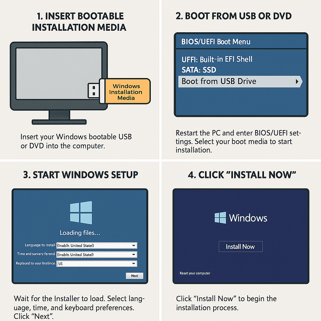 Proces instalacije operativnog sistema